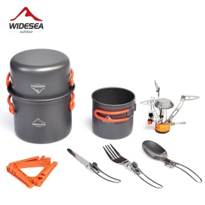 Widesea Camping Cookware Set Outdoor Tableware