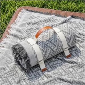 2 in 1 Extra Large Boho Blanket, Towel, Picnic, Camp Mat.