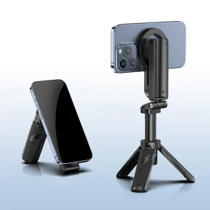 Ulanzi JJ03 Magnetic Phone Tripod Wireless Phone Grip Selfie Stick with Remote Control Photography Livestreaming